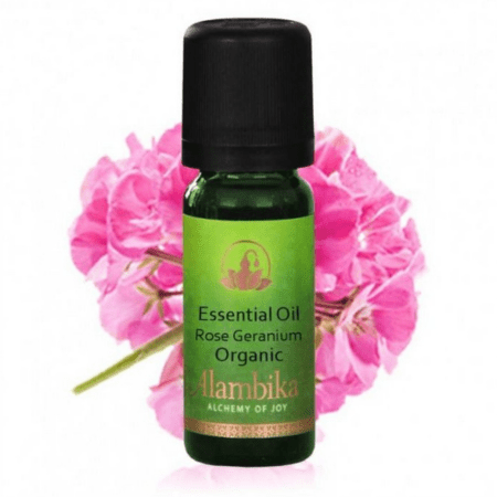 geranium etherische olie alambika